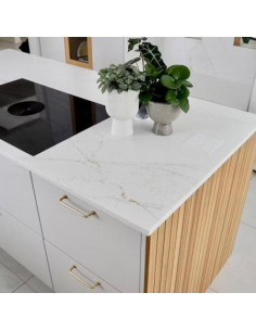 Plan de travail en Quartz Silestone® Ethereal Glow