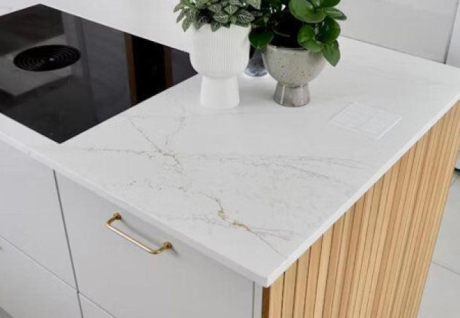 Plan de travail en Quartz Silestone® Ethereal Glow