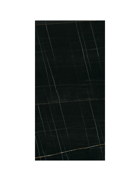 Sahara Noir - Céramique Infinity - Finition Lucidato (Poli) - Plans Cuisines