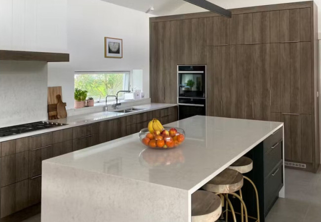 Snowy Ibiza - Quartz Silestone - Finition Suede (Mat) - Plans Cuisines