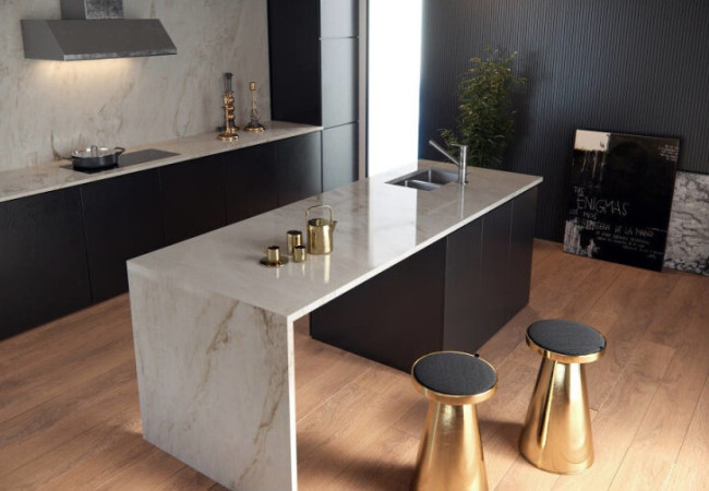 Taj Mahal - Granit SENSA - Finition Poli (Poli) - Plans Cuisines