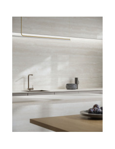 Travertino Bianco - Céramique Infinity - Finition Mat (Mat) - Plans Cuisines 2
