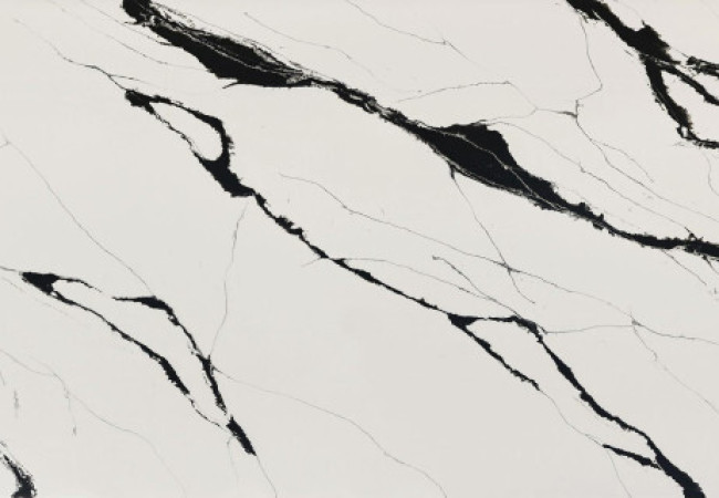 Unique Calacatta Black - Quartz Compac - Finition Poli (Poli) - Plans Cuisines