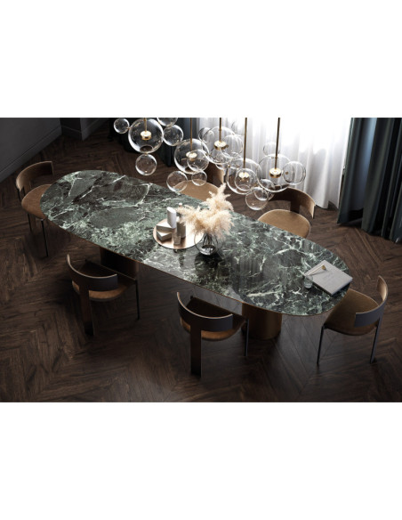 Verde France - Céramique Infinity - Finition Lucidato (Poli) - Plans Cuisines