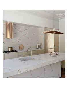 Versailles Ivory - Quartz Silestone - Finition Poli (Poli) - Plans Cuisines 2