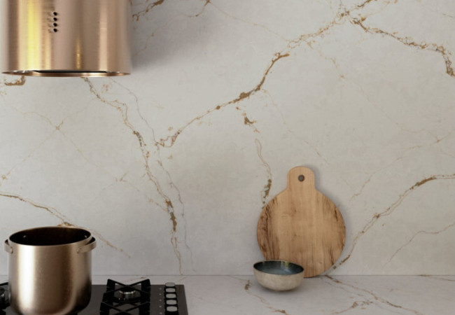 Versailles Ivory - Quartz Silestone - Finition Poli (Poli) - Plans Cuisines