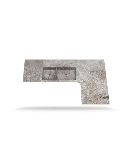 Bianco Antico - Granit SENSA - Finition Poli (Poli) - Plans Cuisines