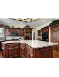 White Arabesque - Quartz Silestone - Finition Suede (Mat) - Plans Cuisines 2