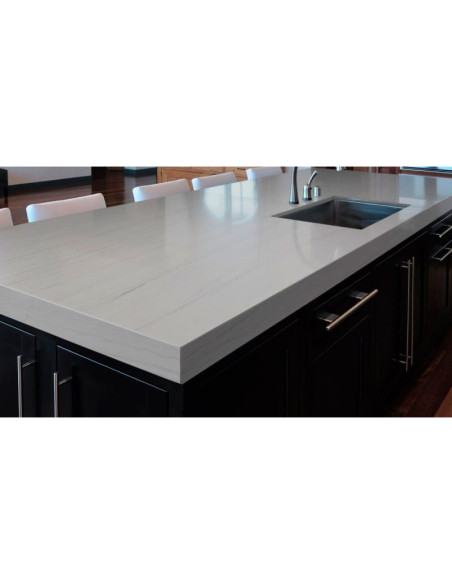 White Macaubas - Granit SENSA - Finition Poli (Poli) - Plans Cuisines