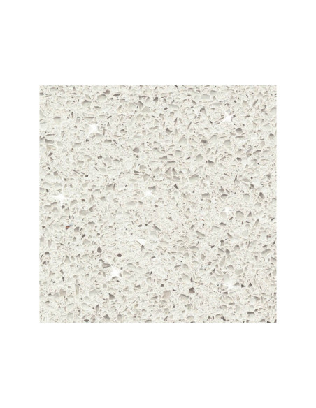 Blanc Etoilé - Leader Quartz - Finition Poli (Poli) - Plans Cuisines