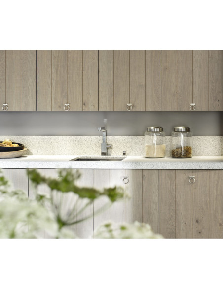 Blanco Maple 14 - Quartz Silestone - Finition Suede (Mat) - Plans Cuisines