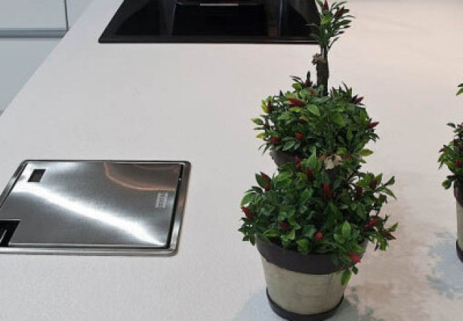 Blanco Zeus - Quartz Silestone - Finition Suede (Mat) - Plans Cuisines