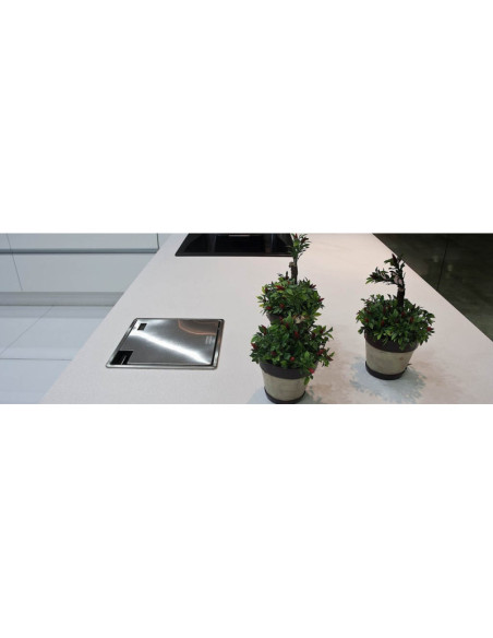Blanco Zeus - Quartz Silestone - Finition Suede (Mat) - Plans Cuisines