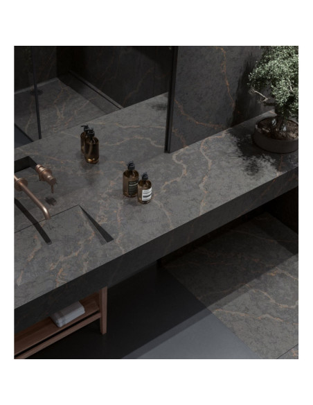 Bohemian Flame - Quartz Silestone - Finition Suede (Mat) - Plans Cuisines