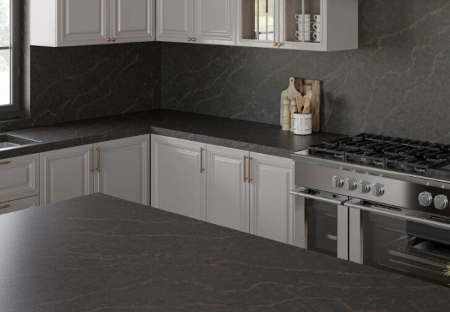 Bohemian Flame - Quartz Silestone - Finition Suede (Mat) - Plans Cuisines