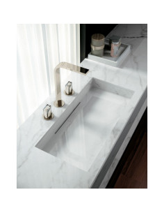 Calacatta Glory (Lincoln) - Céramique Infinity - Finition Lucidato (Poli) - Plans Cuisines 2