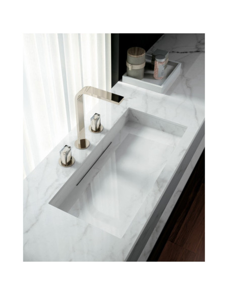 Calacatta Glory (Lincoln) - Céramique Infinity - Finition Lucidato (Poli) - Plans Cuisines