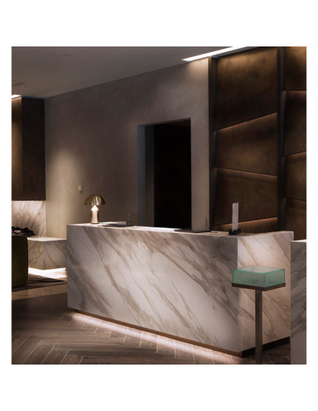 Calacatta Gold - Céramique Néolith - Finition Ultrasoft (Mat) - Plans Cuisines