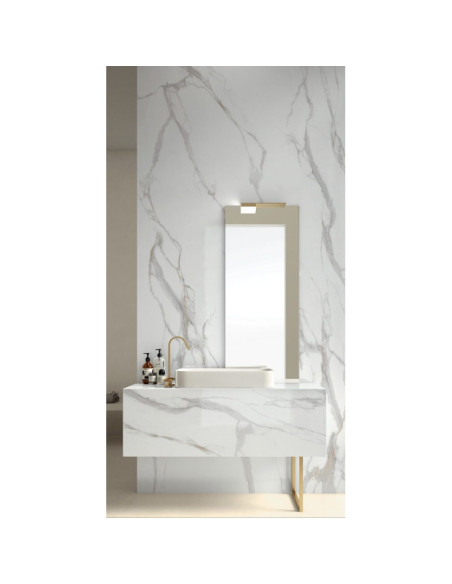 Calacatta Oro - Céramique Infinity - Finition Lucidato (Poli) - Plans Cuisines