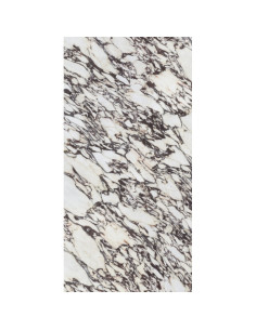 Calacatta Viola - Céramique Infinity - Finition Levigato Pearl (Velour) - Plans Cuisines