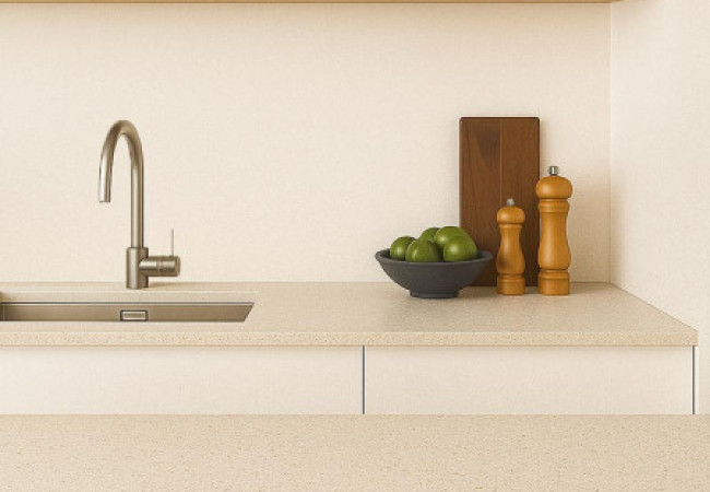 Plan de travail en Quartz Silestone® Blanco City