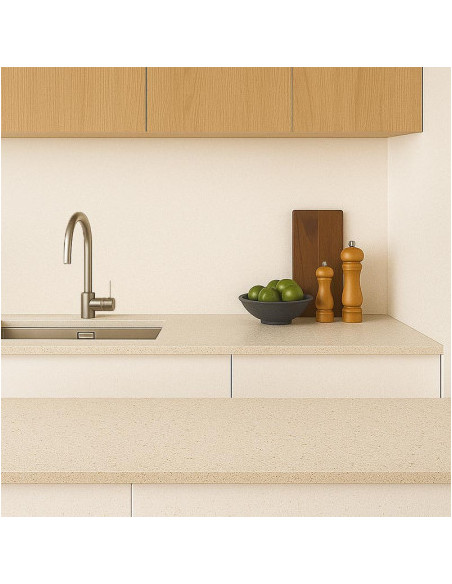 Plan de travail en Quartz Silestone® Blanco City
