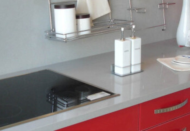 Ceniza - Quartz Compac - Finition Poli (Poli) - Plans Cuisines
