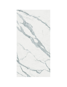 Classic Statuario - Céramique Infinity - Finition Satinato (Satiné) - Plans Cuisines