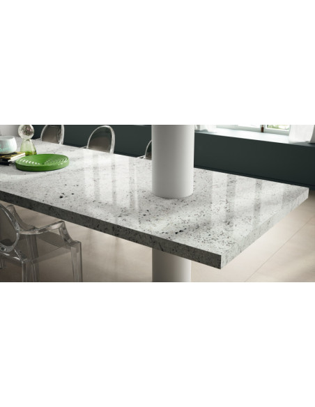 Colonial White - Granit SENSA - Finition Poli (Poli) - Plans Cuisines