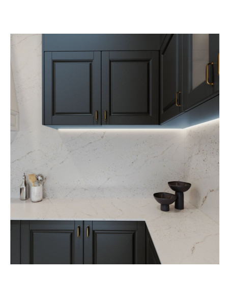 Eclectic Pearl - Quartz Silestone - Finition Poli (Poli) - Plans Cuisines