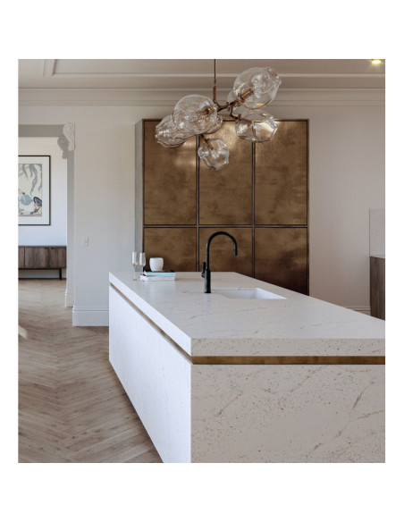 Eclectic Pearl - Quartz Silestone - Finition Poli (Poli) - Plans Cuisines