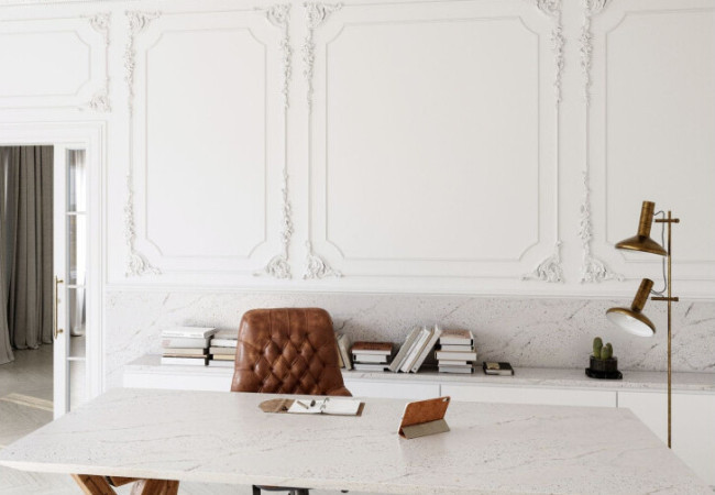 Eclectic Pearl - Quartz Silestone - Finition Poli (Poli) - Plans Cuisines