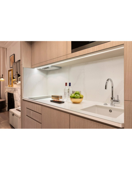 Eternal Calacatta Gold - Quartz Silestone - Finition Poli (Poli) - Plans Cuisines