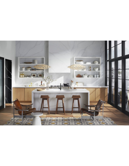 Eternal Calacatta Gold - Quartz Silestone - Finition Suede (Mat) - Plans Cuisines