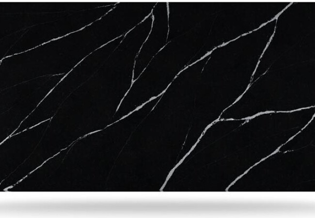 Eternal Marquina - Quartz Silestone - Finition Suede (Mat) - Plans Cuisines