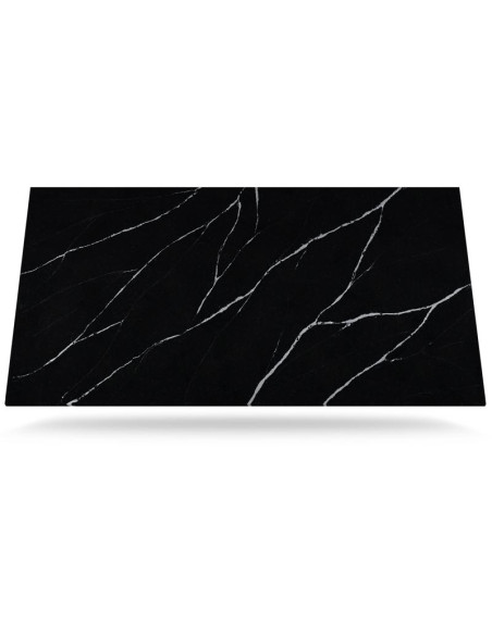 Eternal Marquina - Quartz Silestone - Finition Suede (Mat) - Plans Cuisines