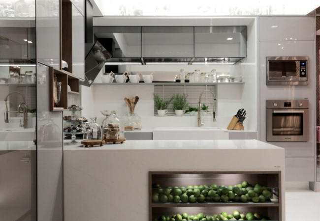 Eternal Statuario - Quartz Silestone - Finition Poli (Poli) - Plans Cuisines