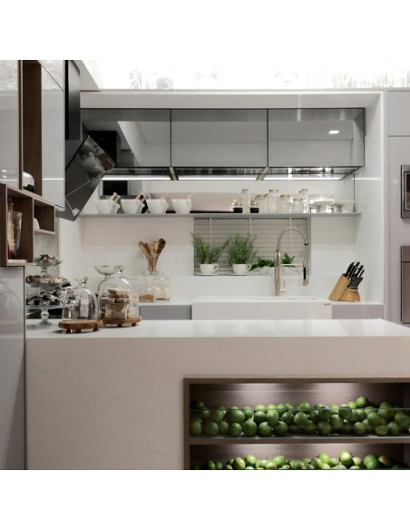 Eternal Statuario - Quartz Silestone - Finition Suede (Mat) - Plans Cuisines