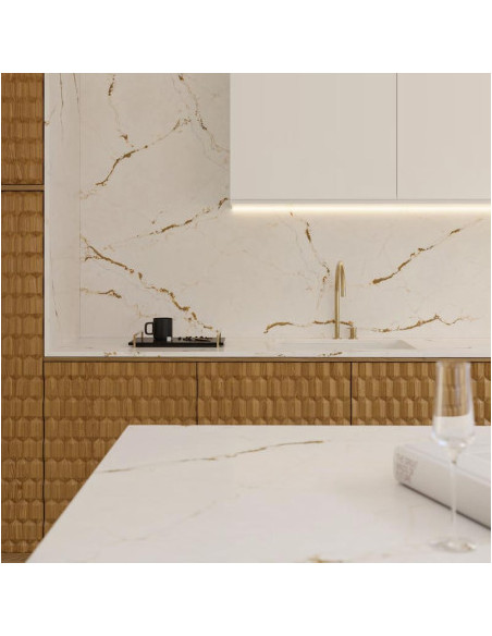 Plan de travail en Quartz Silestone® Versailles Ivory
