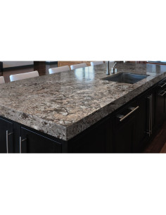 Glacial Blue - Granit SENSA - Finition Poli (Poli) - Plans Cuisines 2