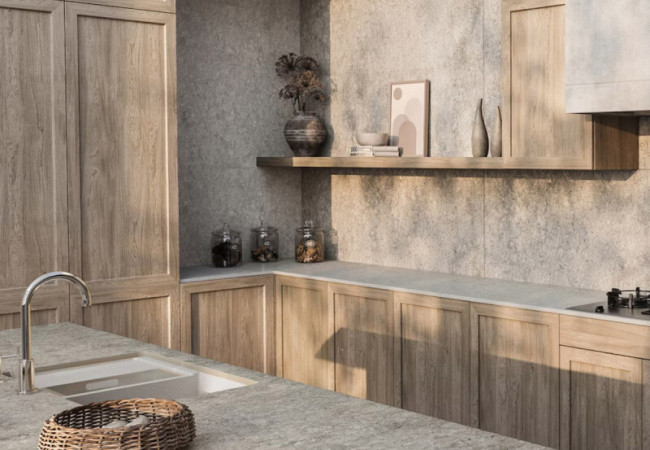 Grigio - Céramique Dekton - Finition Ultra Matt (Mat) - Plans Cuisines