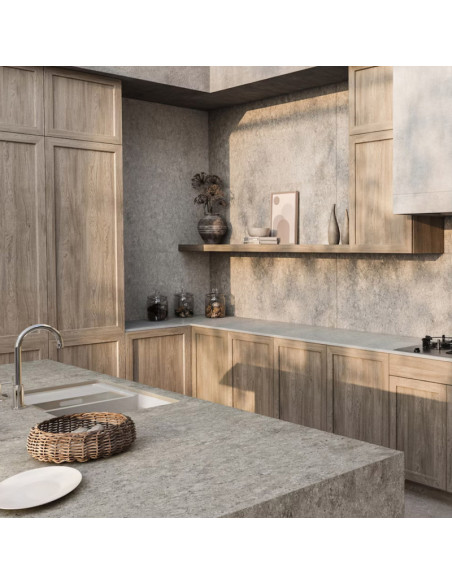 Grigio - Céramique Dekton - Finition Ultra Matt (Mat) - Plans Cuisines