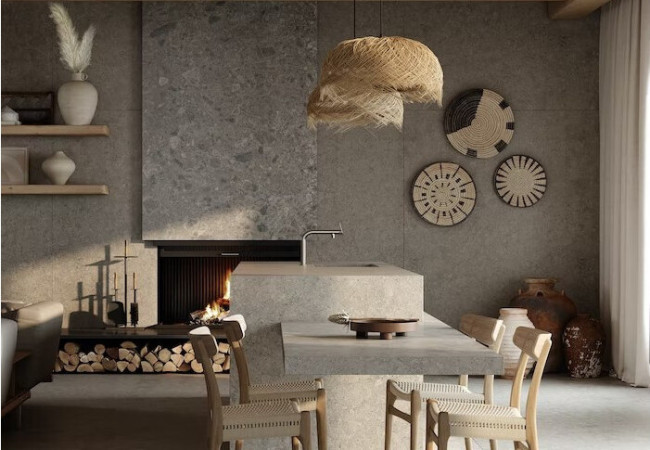 Grigio - Céramique Dekton - Finition Ultra Matt (Mat) - Plans Cuisines