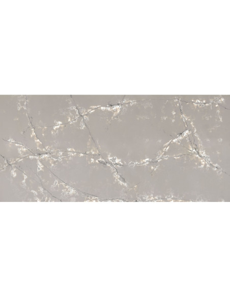 Ice White - Quartz Compac - Finition Poli (Poli) - Plans Cuisines