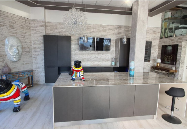 Arga - Céramique Dekton - Finition Xgloss (Poli) - Plans Cuisines