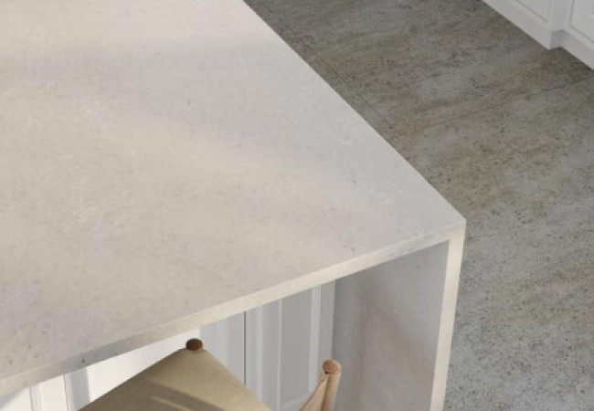 Plan de travail en Quartz Silestone® Motion Grey