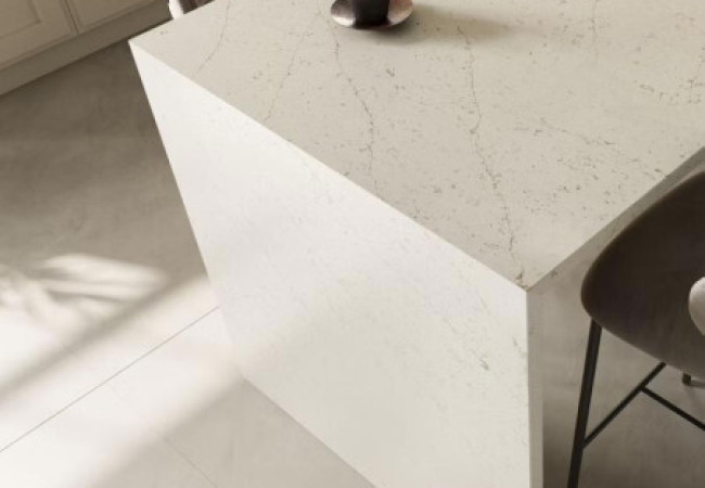 Plan de travail en Quartz Silestone® Persian White