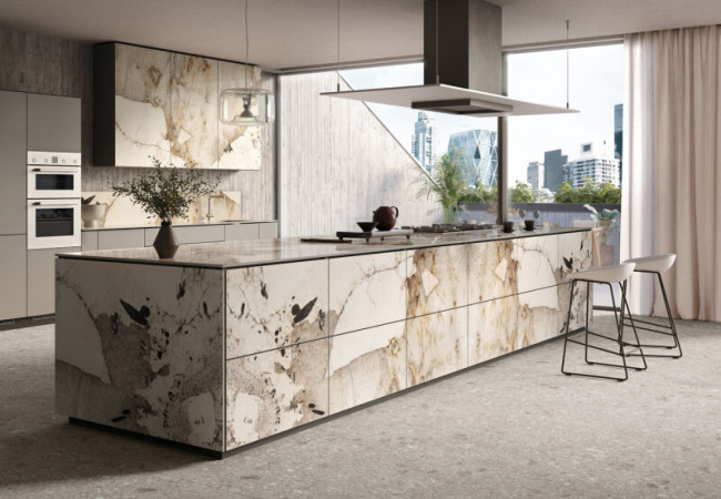 Magellano - Céramique Infinity - Finition Lucidato (Poli) - Plans Cuisines