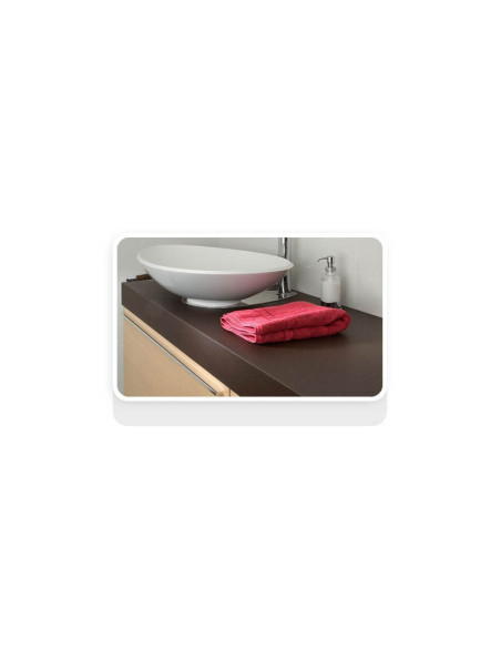 Marron Glacé - Leader Quartz - Finition Poli (Poli) - Plans Cuisines