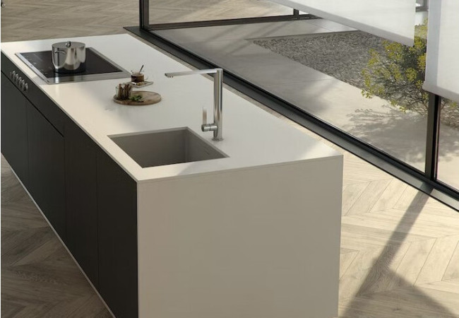 Miami Vena - Quartz Silestone - Finition Suede (Mat) - Plans Cuisines
